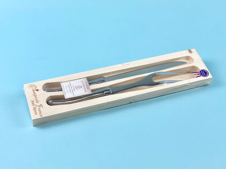 Laguiole Carving Set - Stainless Steel