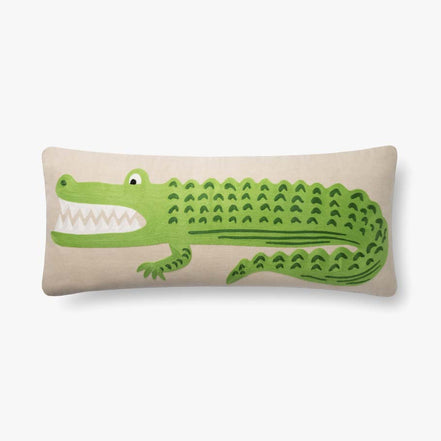 Rifle Paper Co x Loloi Alligator Pillow (Set of 2)