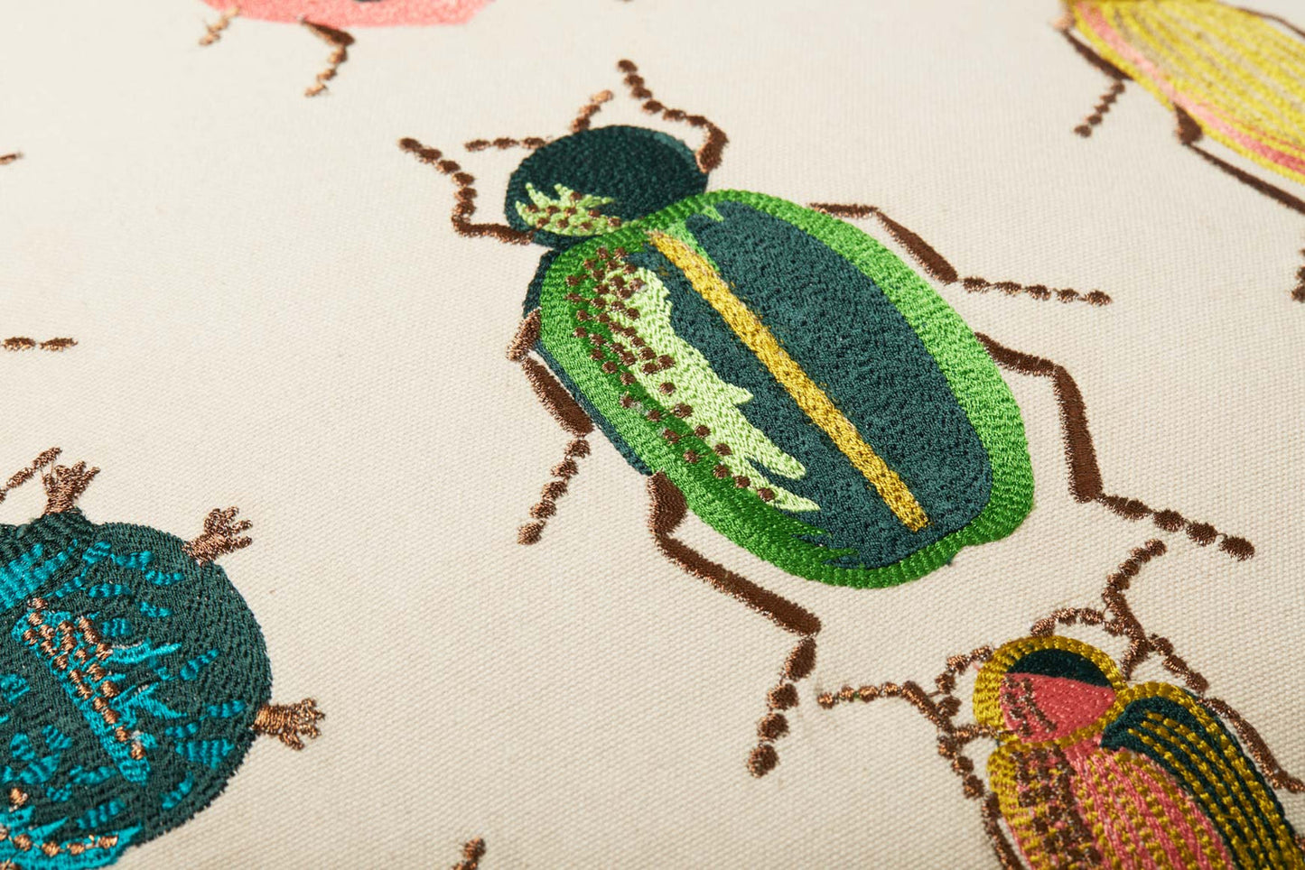 Rifle Paper Co x Loloi Beetles and Bugs Pillow (Set of 2)