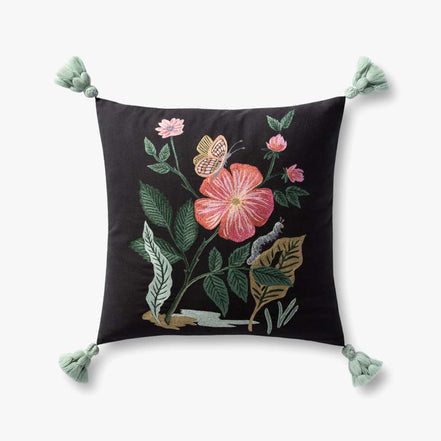 Rifle Paper Co x Loloi Garden Rose Pillow (Set of 2)