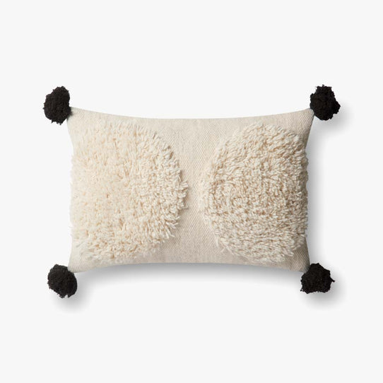 Justina Blakeney x Loloi Monster Round Lumbar Pillow (Set of 2)
