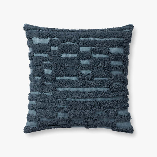 Justina Blakeney x Loloi Woven Pillow - Blue (Set of 2)