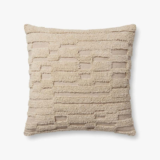 Justina Blakeney x Loloi Woven Pillow - Natural (Set of 2)