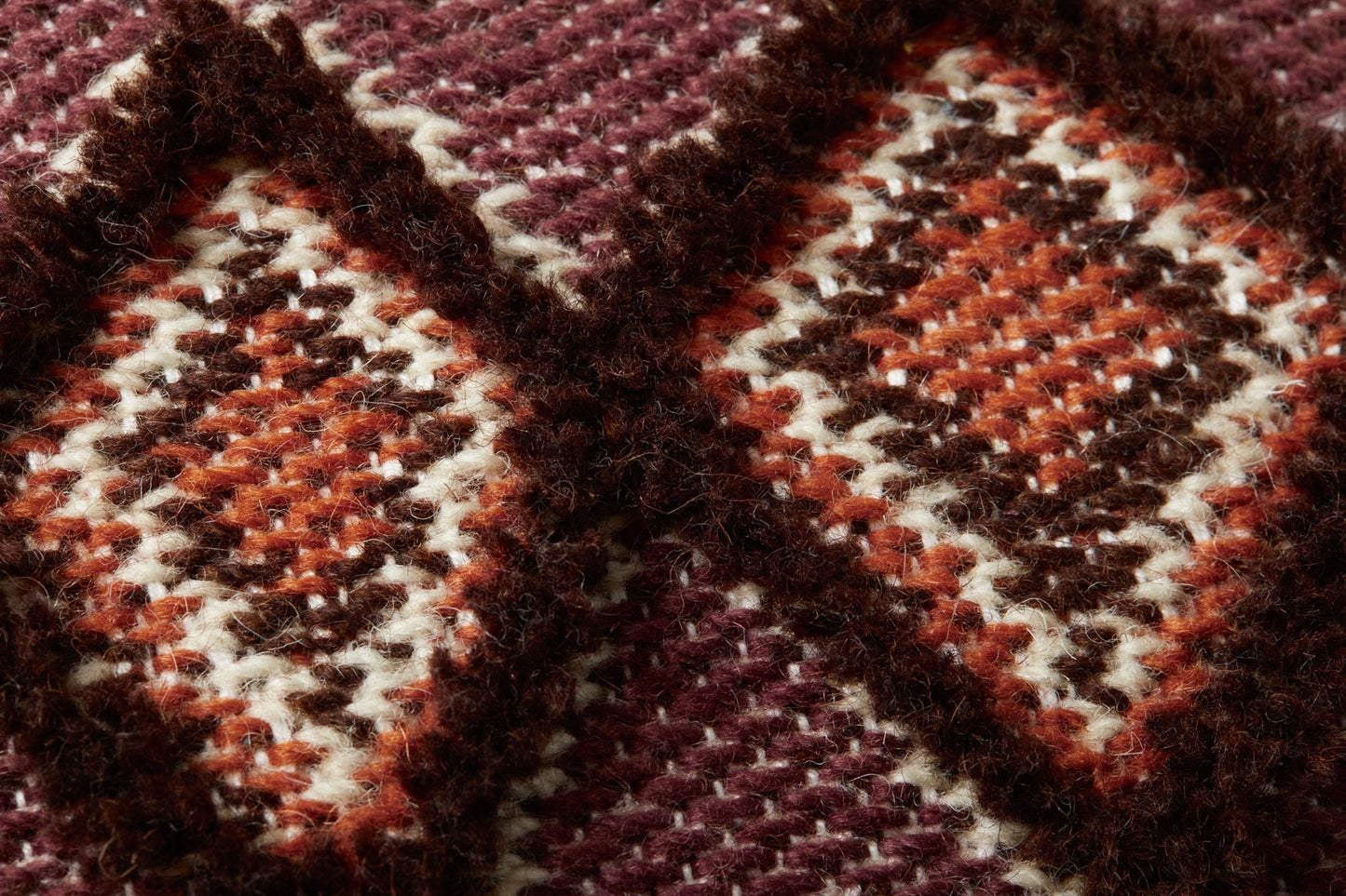 Justina Blakeney x Loloi Diamond Woven Pillow - Cacao (Set of 2)