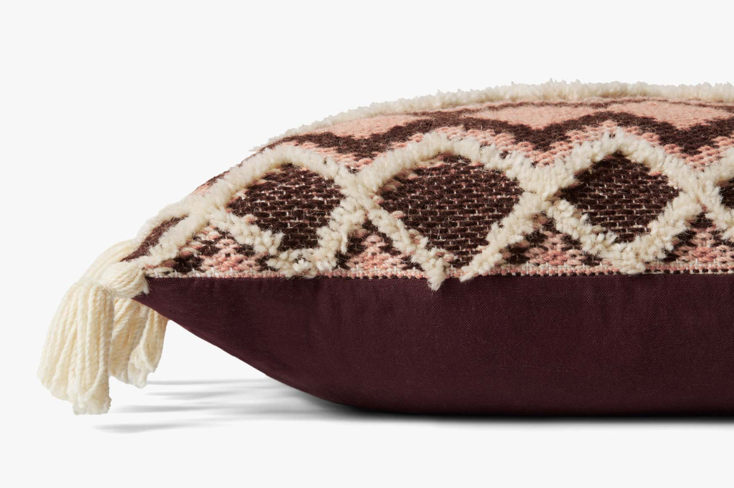 Justina Blakeney x Loloi Diamond Woven Pillow - Desert (Set of 2)