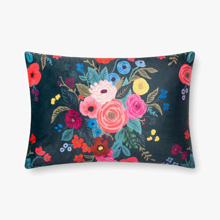 (Preorder Mid-February) Rifle Paper Co x Loloi Juliet Rose Bouquet Frame Pillow (Set of 2)