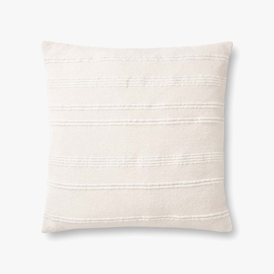 Magnolia Home x Loloi Oliver Pillow - Natural (Set of 2)