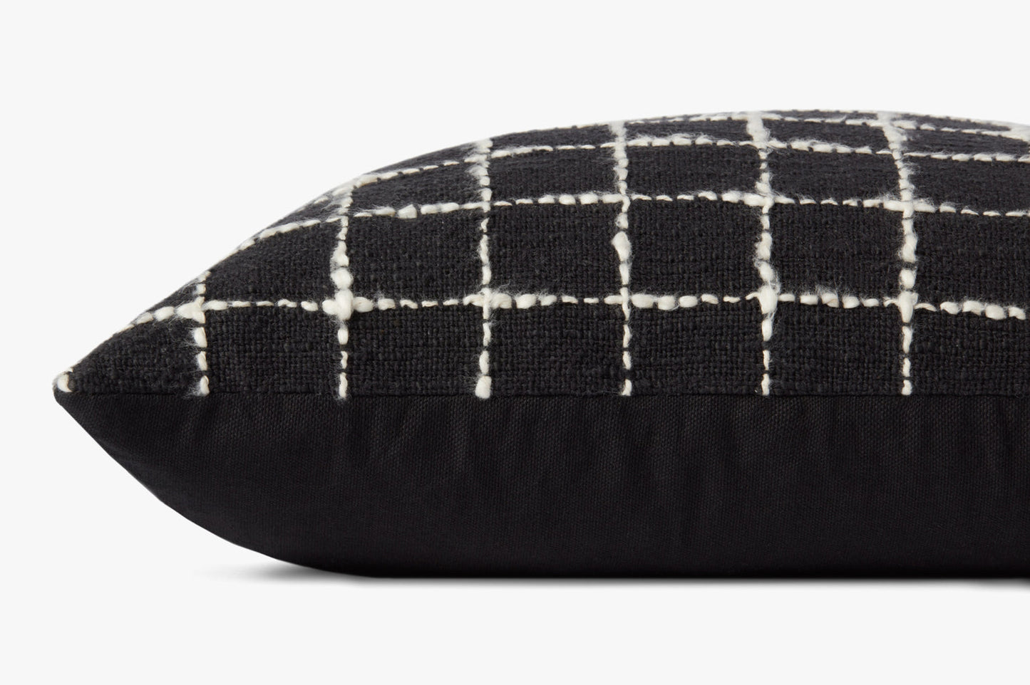 Magnolia Home x Loloi Mary Pillow - Black Ivory (Set of 2)