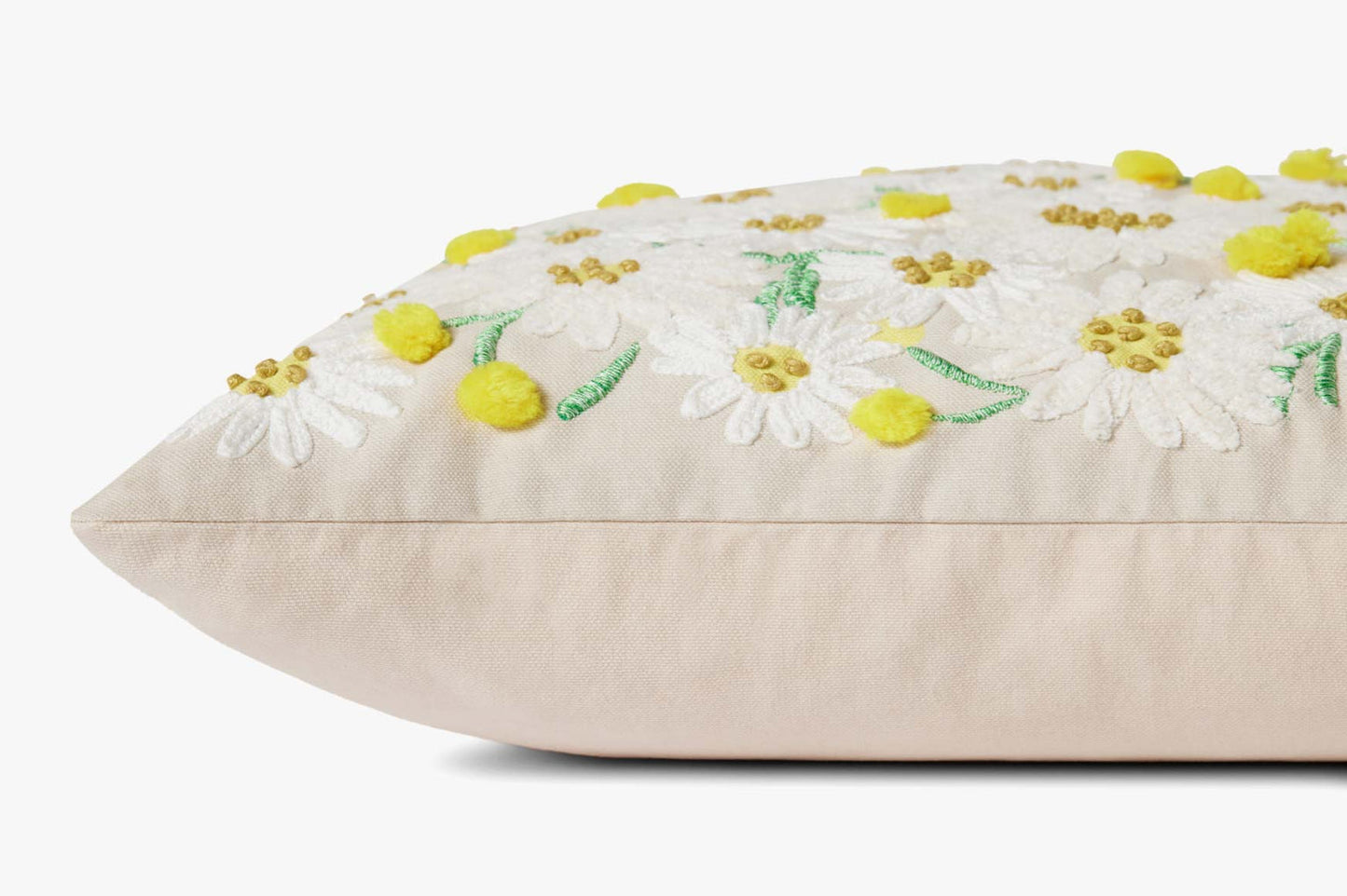 Rifle Paper Co x Loloi Daisies Pillow - Khaki (Set of 2)