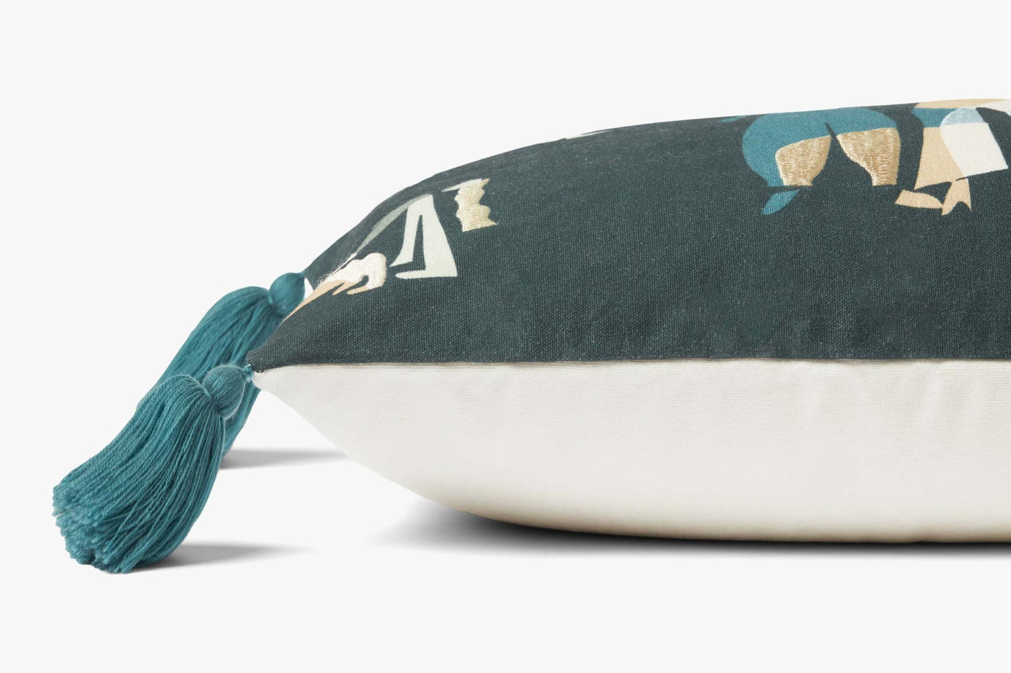 Justina Blakeney x Loloi My Own Kinda Vibe Bolster Pillow (Set of 2)