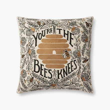 Rifle Paper Co x Loloi Bee's Knees Pillow (Set of 2)