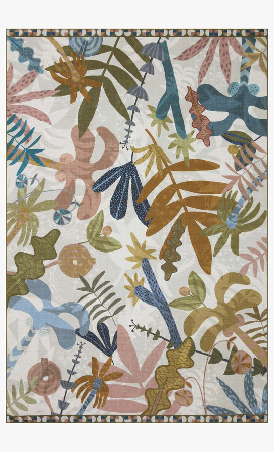 Justina Blakeney x Loloi Pisolino Outdoor Rug - Ivory - Discontinued