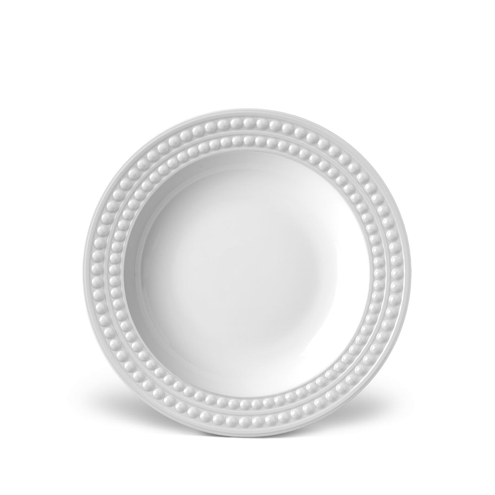 Perlée Soup Plate - White