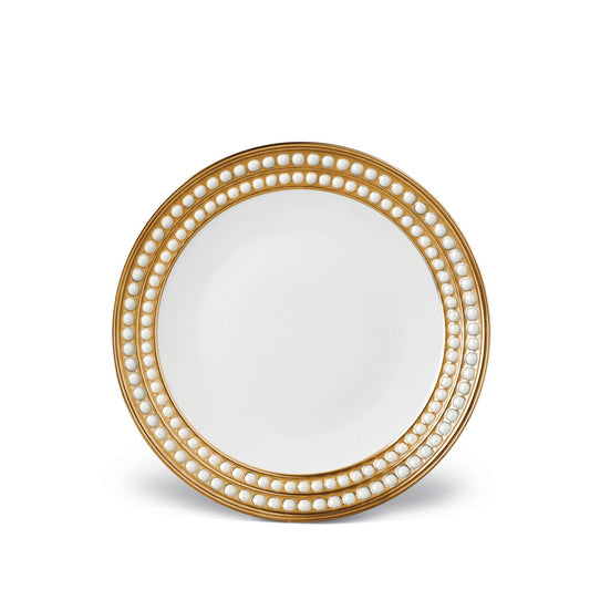 Perlée Dessert Plate - Gold - Final Sale