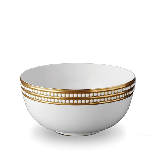 Perlée Serving Bowl - Gold