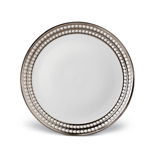 Perlée Dinner Plate - Platinum