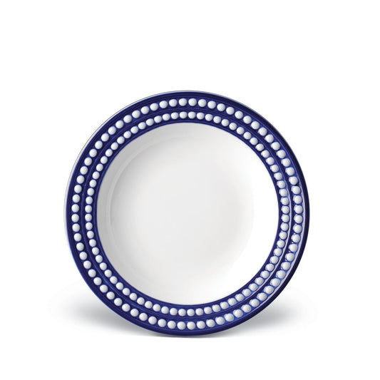 Perlée Soup Plate - Bleu