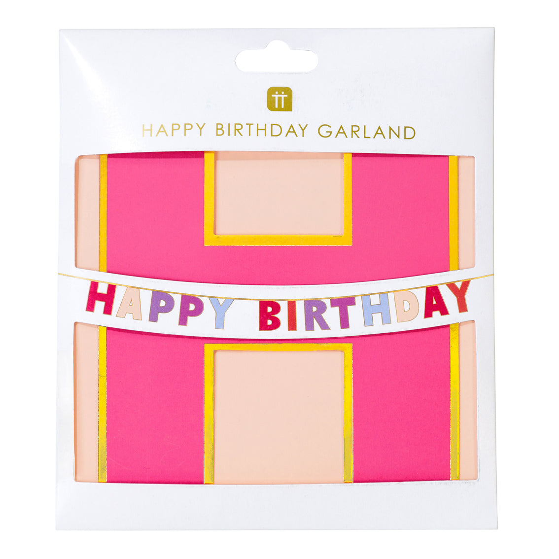 Pink Birthday Garland
