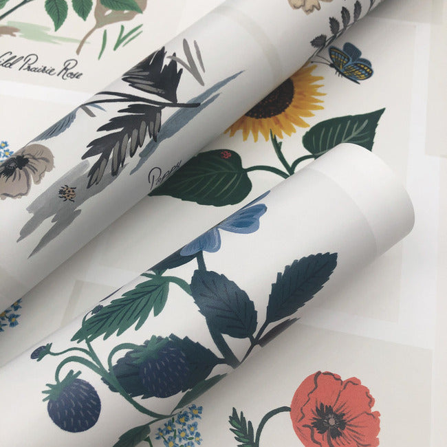 Rifle Paper Co Botanical Prints Wallpaper - White