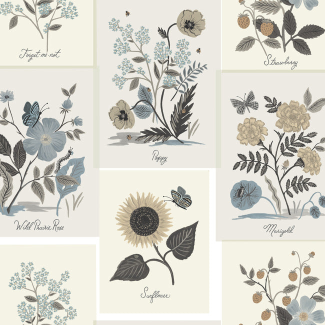 Rifle Paper Co Botanical Prints Wallpaper - Linen