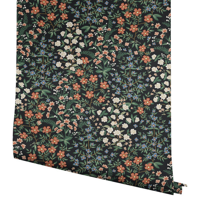 Rifle Paper Co Wildwood Garden Wallpaper - Black