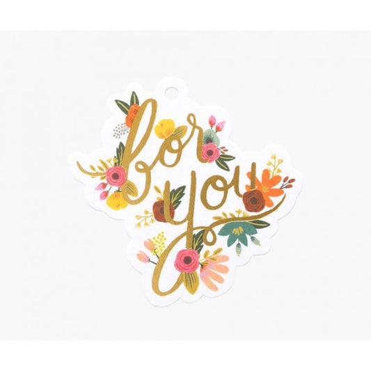 Rifle Paper Co Gift Tags - Mint Floral For You