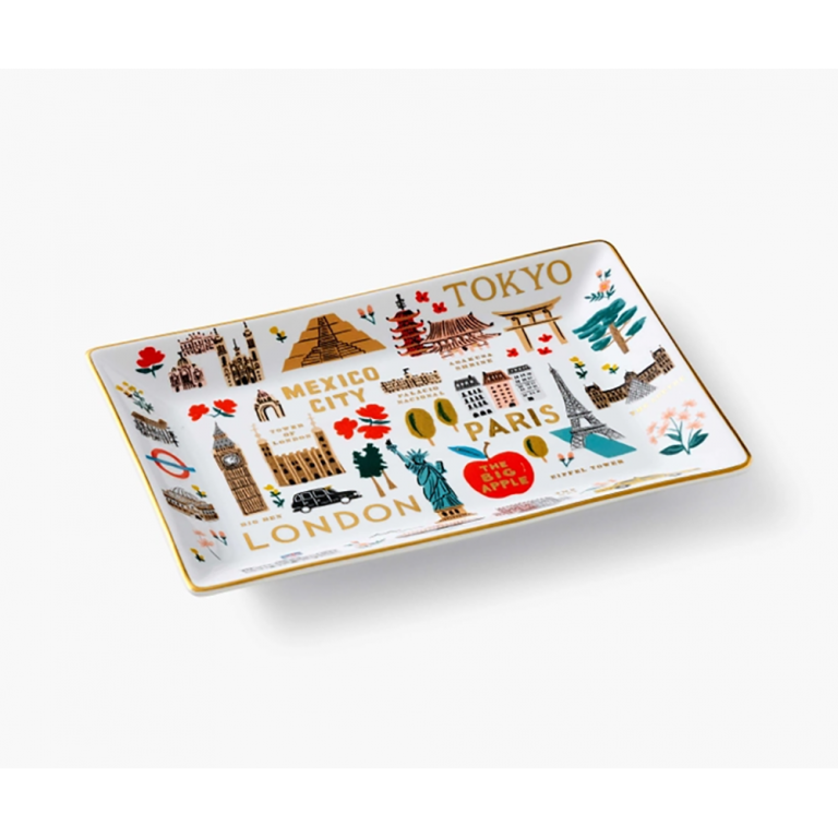 Rifle Paper Co Catchall Tray - Bon Voyage