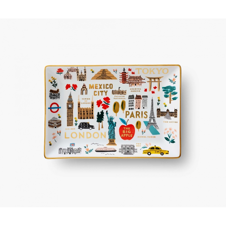 Rifle Paper Co Catchall Tray - Bon Voyage