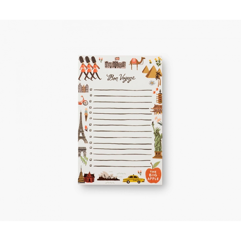 Rifle Paper Co Notepad - Bon Voyage