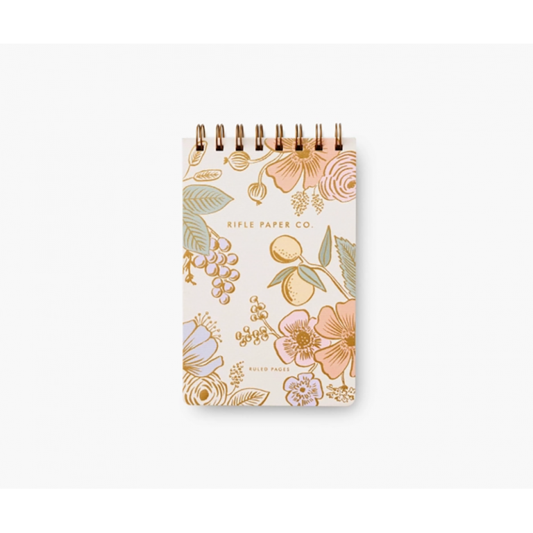 Rifle Paper Co Small Top Spiral Notebook - Colette