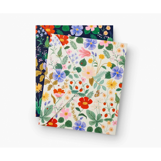 Rifle Paper Co Pocket Folder Set - Strawberry Fields