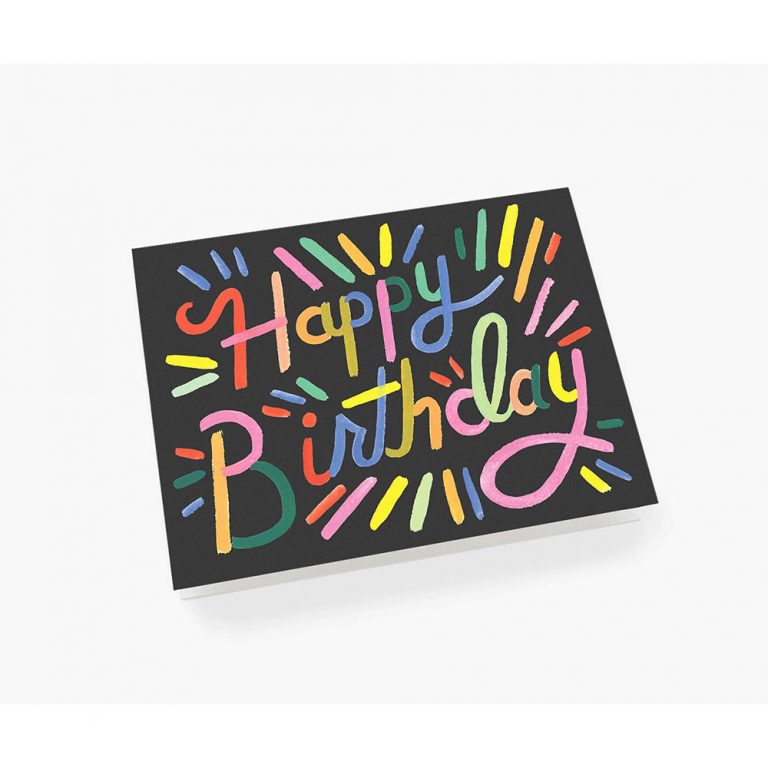 Rifle Paper Co Card - Fireworks Birthday