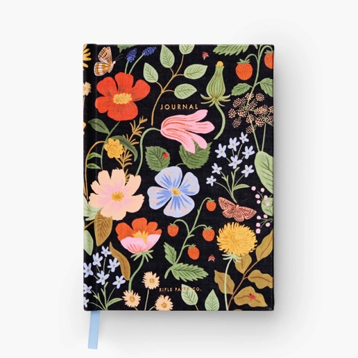 Rifle Paper Co Fabric Journal - Strawberry Fields