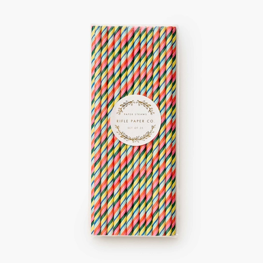 Rifle Paper Co Paper Straws - Feliz