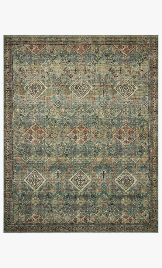 Magnolia Home x Loloi Sinclair Rug - Turquoise Multi