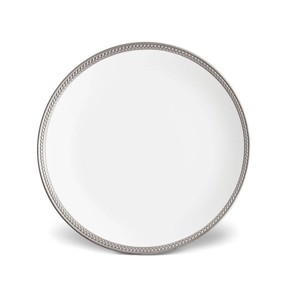 Soie Tressée Dinner Plate - Platinum