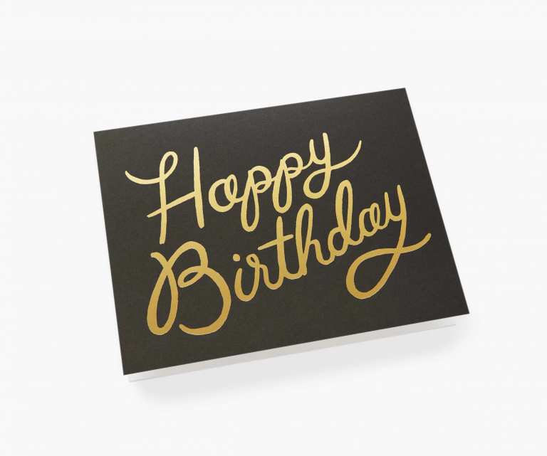 Rifle Paper Co Card - Shimmering Birthday