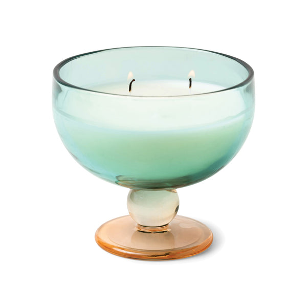 Aura Tinted Glass Goblet Candle - Tobacco Patchouli