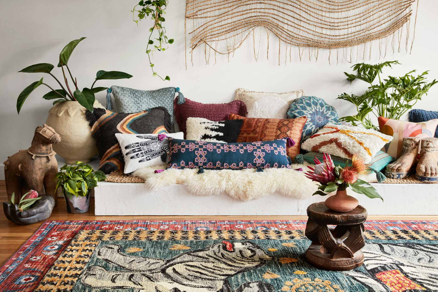 Justina Blakeney x Loloi Tigress Rug - Teal