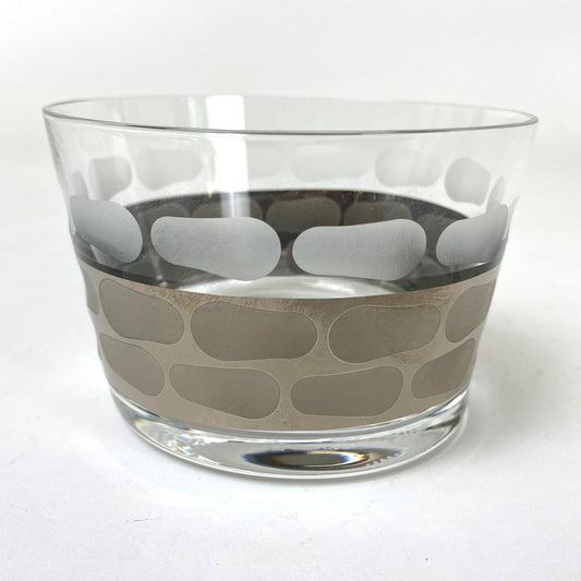 Truro Small Glass Bowl - Platinum