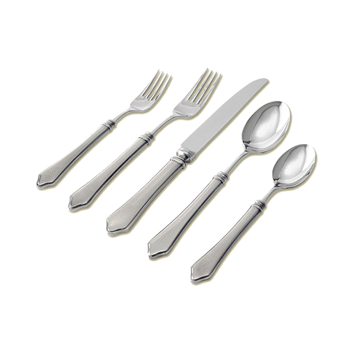 Match Pewter Violetta Place Setting - 5 pc