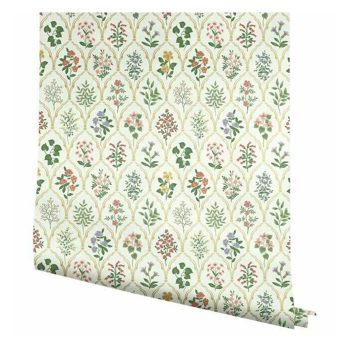 Rifle Paper Co Hawthorne Wallpaper - Rose Multi