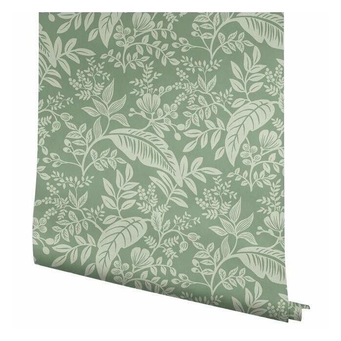 Rifle Paper Co Canopy Wallpaper - Sage