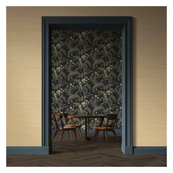 Rifle Paper Co Palette Sisal Wallpaper - Metallic Gold