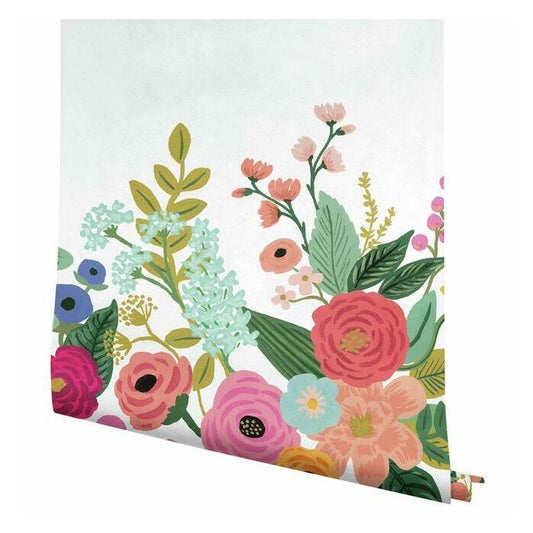 Rifle Paper Co Garden Party Wallpaper Mural - Rose Multi