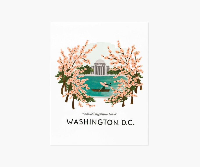 Rifle Paper Co 11x14 Art Print - Washington D.C.