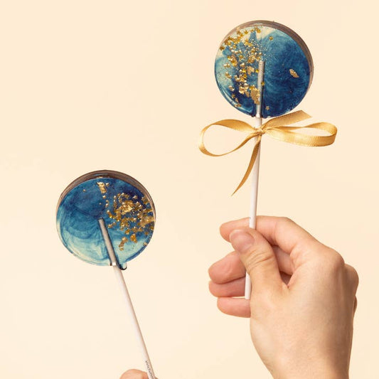 Navy Star Galaxy Lollipop - Blueberry