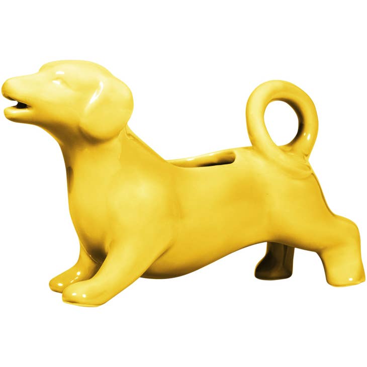 Dachshund Creamer - Yellow