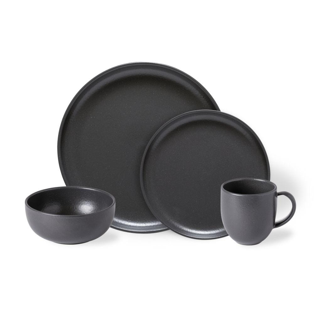 Pacifica 4pc Place Setting - Seed Grey