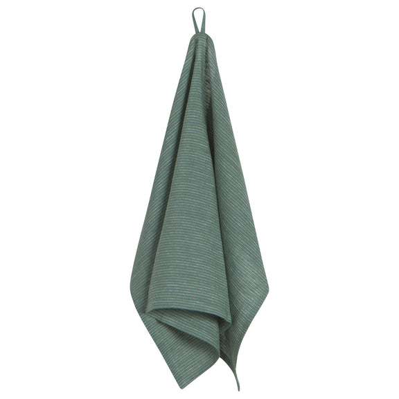 Heirloom Tea Towel - Jade Green